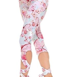 Leggings Yoga Pants Butterfly Print by Cocoleggings - S/M